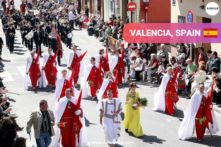 Easter in Valencia, Spain