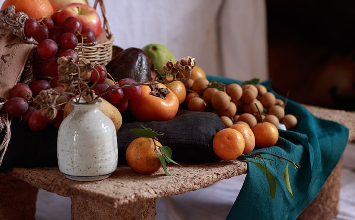  Round Fruits and Polka Dots